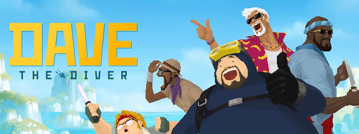 Capa do jogo Dave the diver que concorreu a indie do ano em 2023
